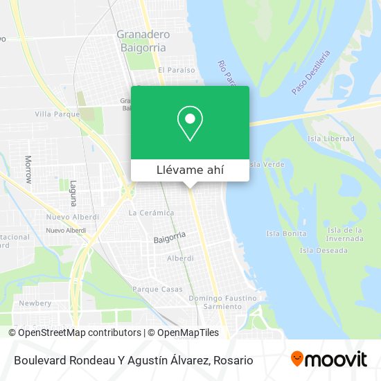 Mapa de Boulevard Rondeau Y Agustín Álvarez