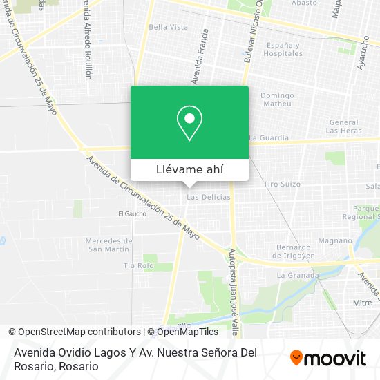 Mapa de Avenida Ovidio Lagos Y Av. Nuestra Señora Del Rosario