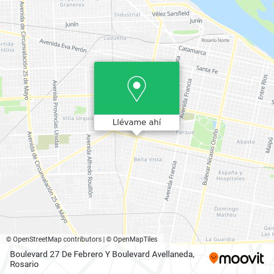 Mapa de Boulevard 27 De Febrero Y Boulevard Avellaneda
