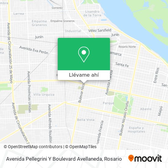 Mapa de Avenida Pellegrini Y Boulevard Avellaneda