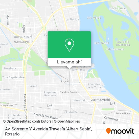 Mapa de Av. Sorrento Y Avenida Travesía "Albert Sabin"