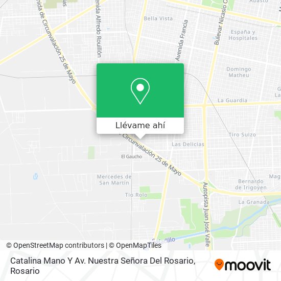 Mapa de Catalina Mano Y Av. Nuestra Señora Del Rosario