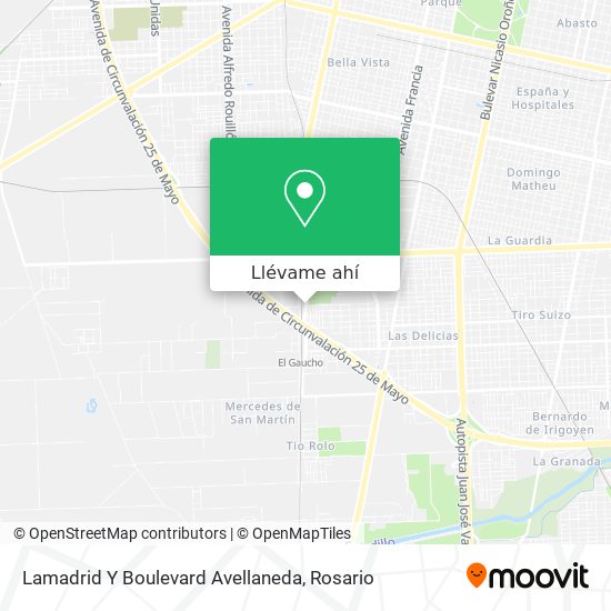 Mapa de Lamadrid Y Boulevard Avellaneda