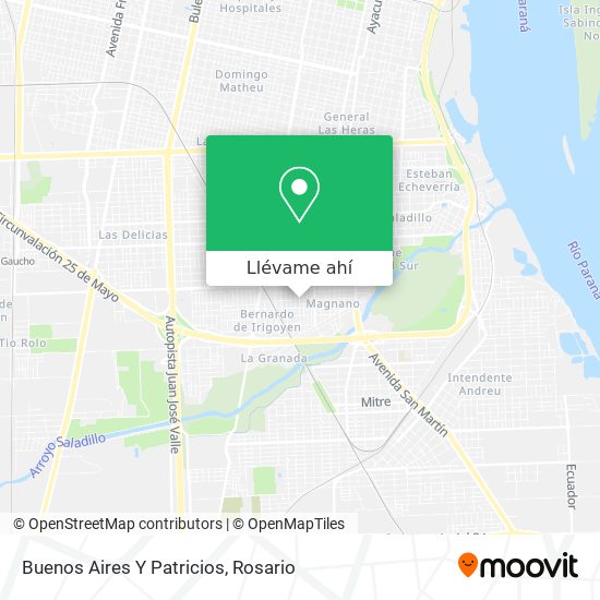 Mapa de Buenos Aires Y Patricios