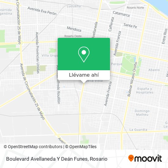 Mapa de Boulevard Avellaneda Y Deán Funes