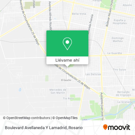 Mapa de Boulevard Avellaneda Y Lamadrid