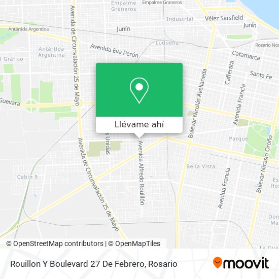 Mapa de Rouillon Y Boulevard 27 De Febrero