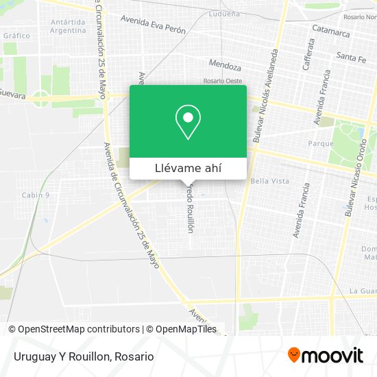 Mapa de Uruguay Y Rouillon
