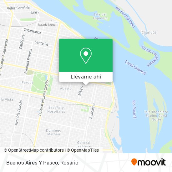 Mapa de Buenos Aires Y Pasco