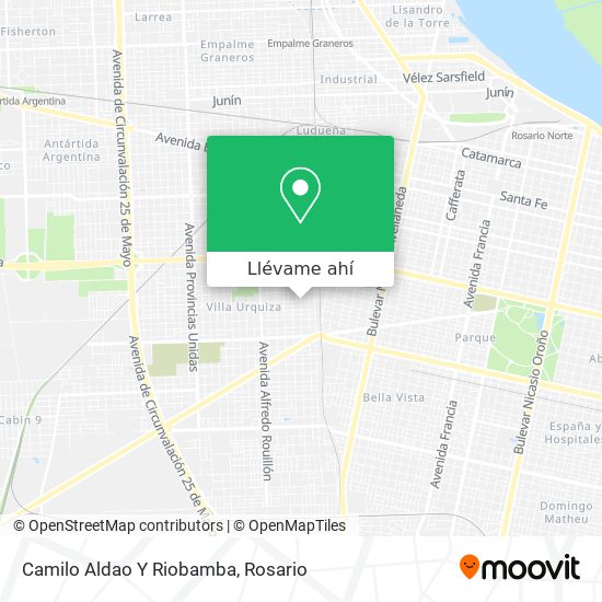 Mapa de Camilo Aldao Y Riobamba