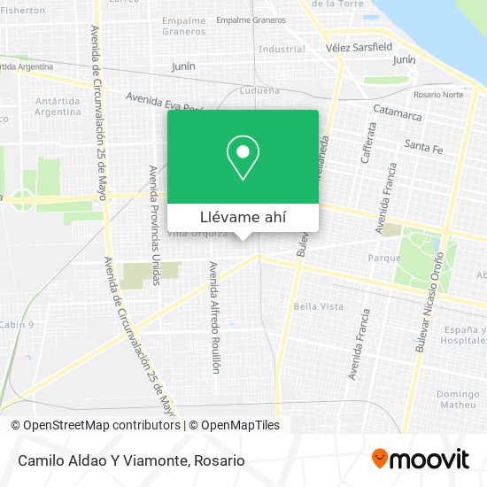 Mapa de Camilo Aldao Y Viamonte