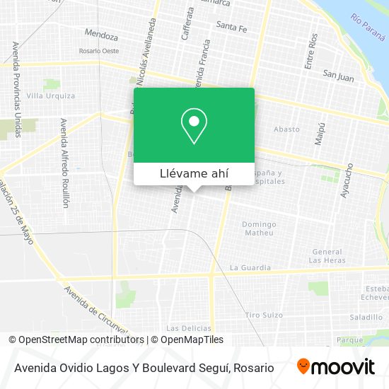 Mapa de Avenida Ovidio Lagos Y Boulevard Seguí