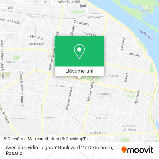 Mapa de Avenida Ovidio Lagos Y Boulevard 27 De Febrero