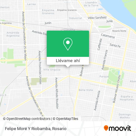 Mapa de Felipe Moré Y Riobamba