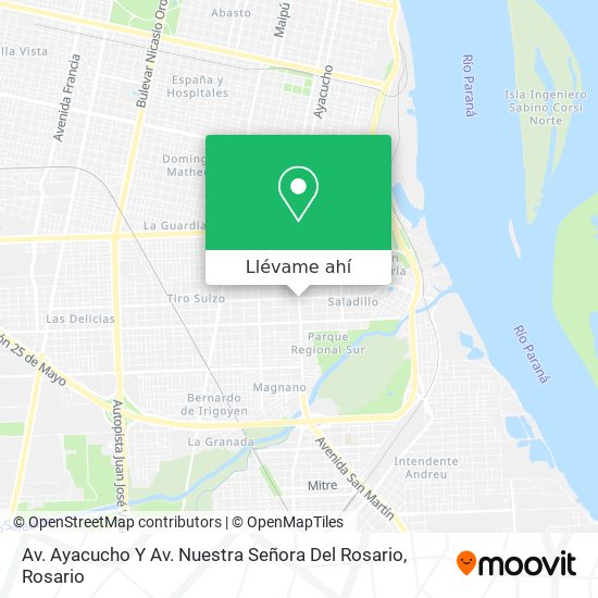 Mapa de Av. Ayacucho Y Av. Nuestra Señora Del Rosario