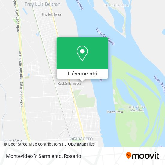 Mapa de Montevideo Y Sarmiento