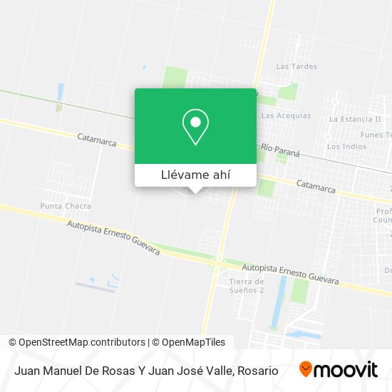 Mapa de Juan Manuel De Rosas Y Juan José Valle
