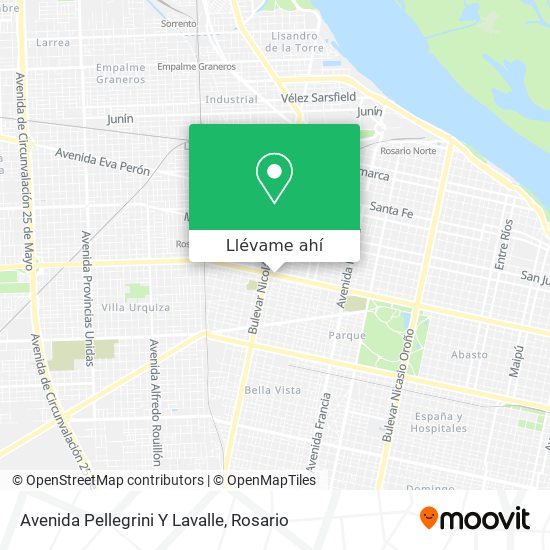 Mapa de Avenida Pellegrini Y Lavalle