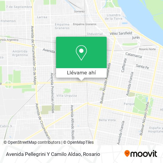 Mapa de Avenida Pellegrini Y Camilo Aldao