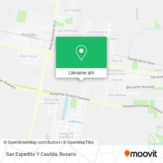 Mapa de San Expedito Y Casilda