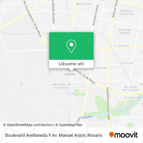Mapa de Boulevard Avellaneda Y Av. Manuel Arijón