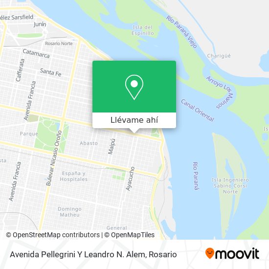 Mapa de Avenida Pellegrini Y Leandro N. Alem