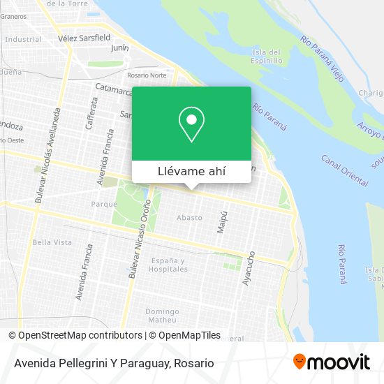 Mapa de Avenida Pellegrini Y Paraguay