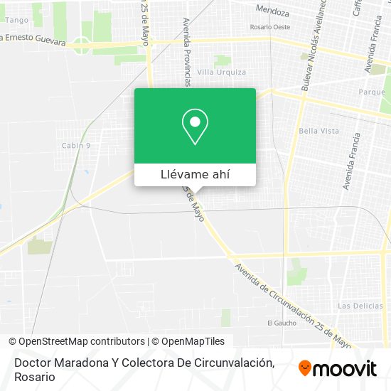 Mapa de Doctor Maradona Y Colectora De Circunvalación
