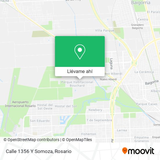 Mapa de Calle 1356 Y Somoza