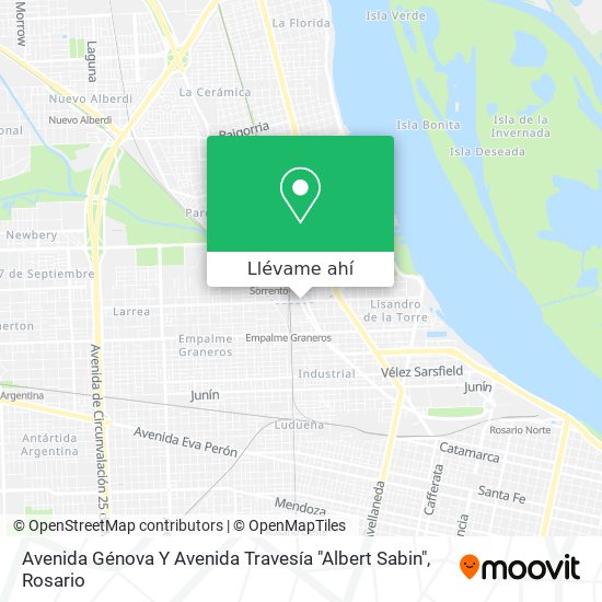 Mapa de Avenida Génova Y Avenida Travesía "Albert Sabin"