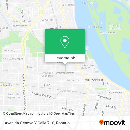 Mapa de Avenida Génova Y Calle 710