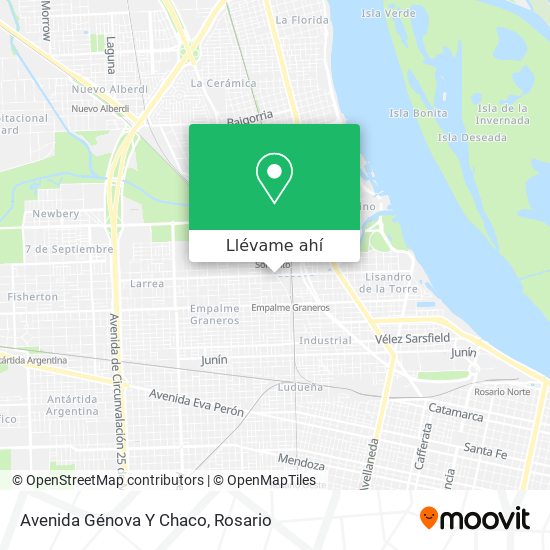 Mapa de Avenida Génova Y Chaco