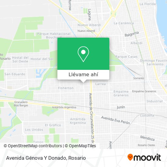 Mapa de Avenida Génova Y Donado
