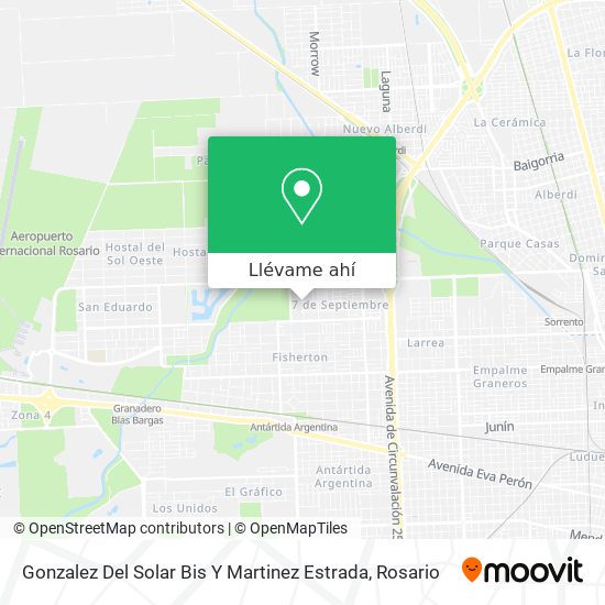 Mapa de Gonzalez Del Solar Bis Y Martinez Estrada