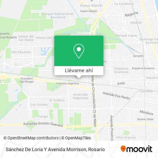 Mapa de Sánchez De Loria Y Avenida Morrison
