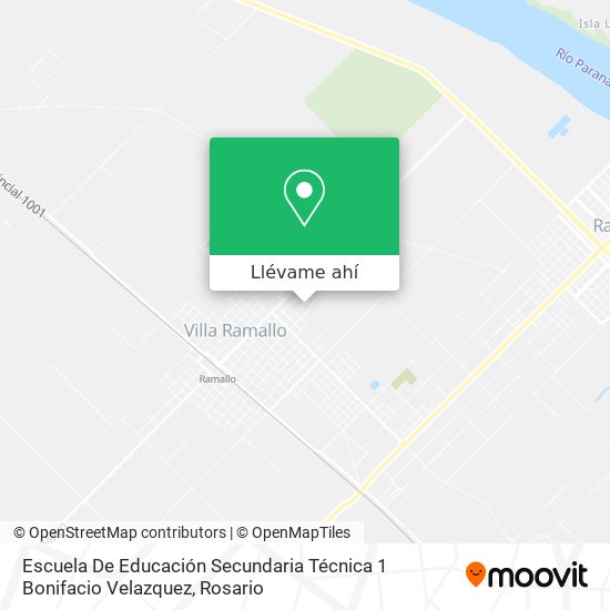 Mapa de Escuela De Educación Secundaria Técnica 1 Bonifacio Velazquez