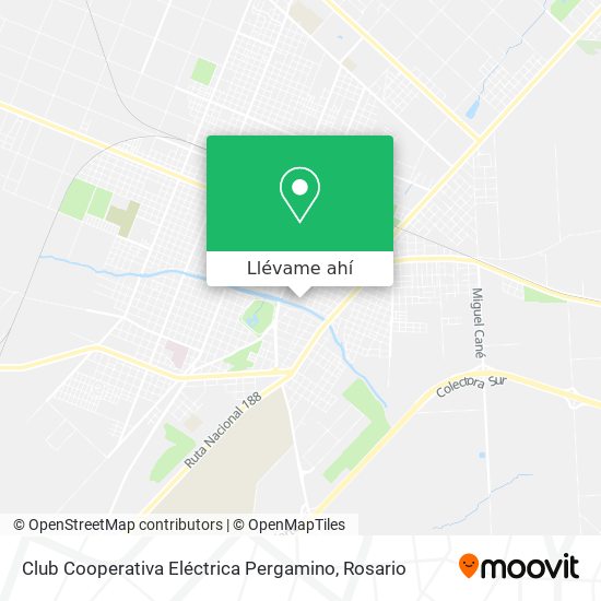 Mapa de Club Cooperativa Eléctrica Pergamino