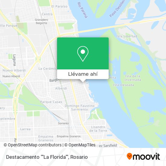 Mapa de Destacamento ""La Florida""