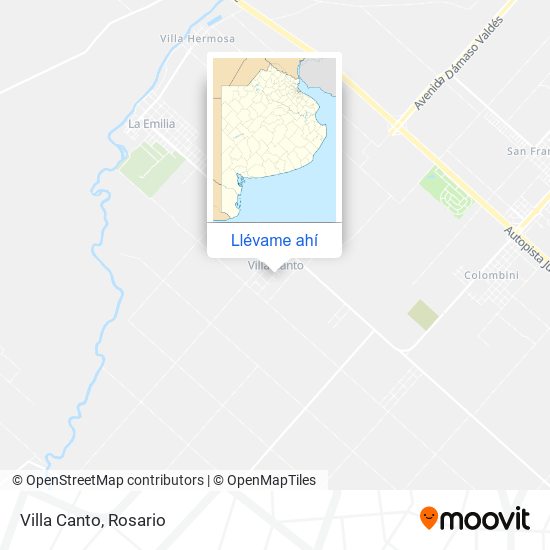 Mapa de Villa Canto