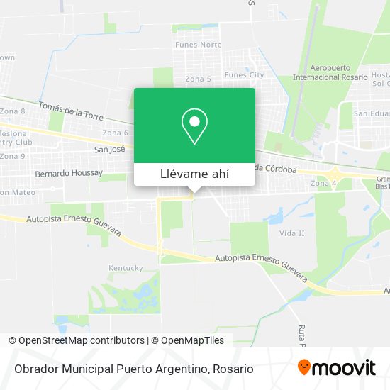 Mapa de Obrador Municipal Puerto Argentino