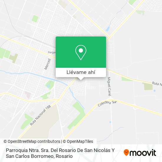 Mapa de Parroquia Ntra. Sra. Del Rosario De San Nicolás Y San Carlos Borromeo
