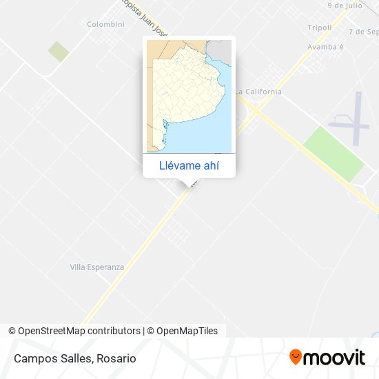 Mapa de Campos Salles