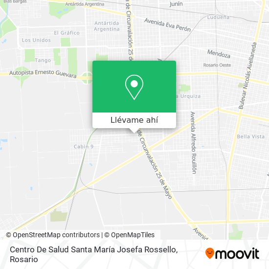 Mapa de Centro De Salud Santa María Josefa Rossello