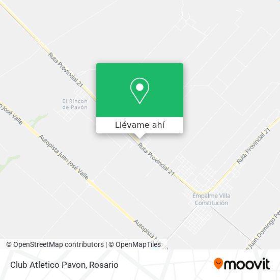 Mapa de Club Atletico Pavon