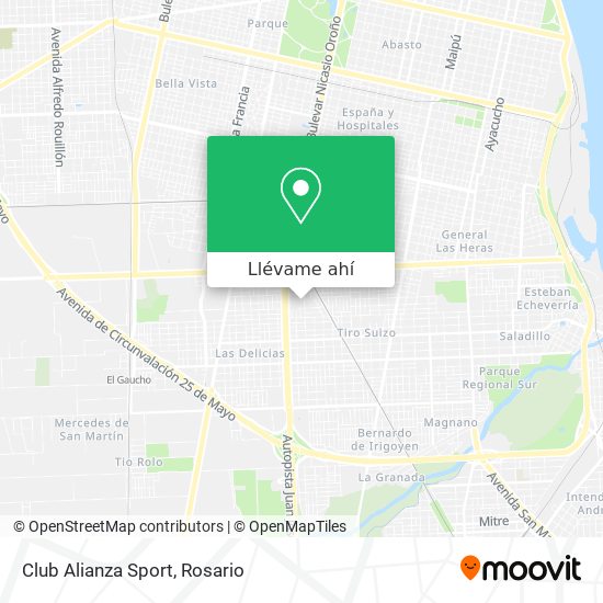Mapa de Club Alianza Sport