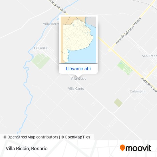 Mapa de Villa Riccio