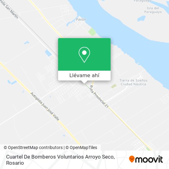 Mapa de Cuartel De Bomberos Voluntarios Arroyo Seco