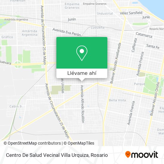 Mapa de Centro De Salud Vecinal Villa Urquiza