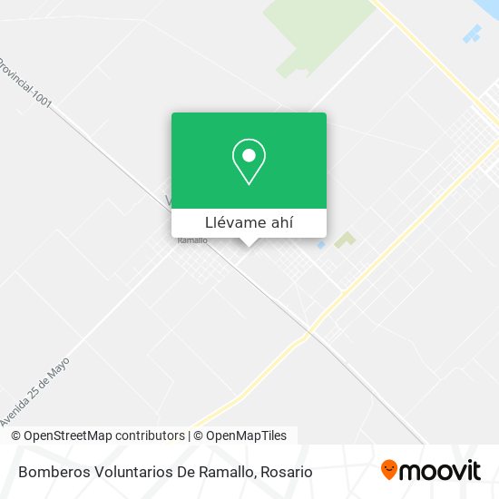 Mapa de Bomberos Voluntarios De Ramallo