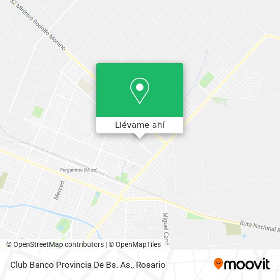 Mapa de Club Banco Provincia De Bs. As.